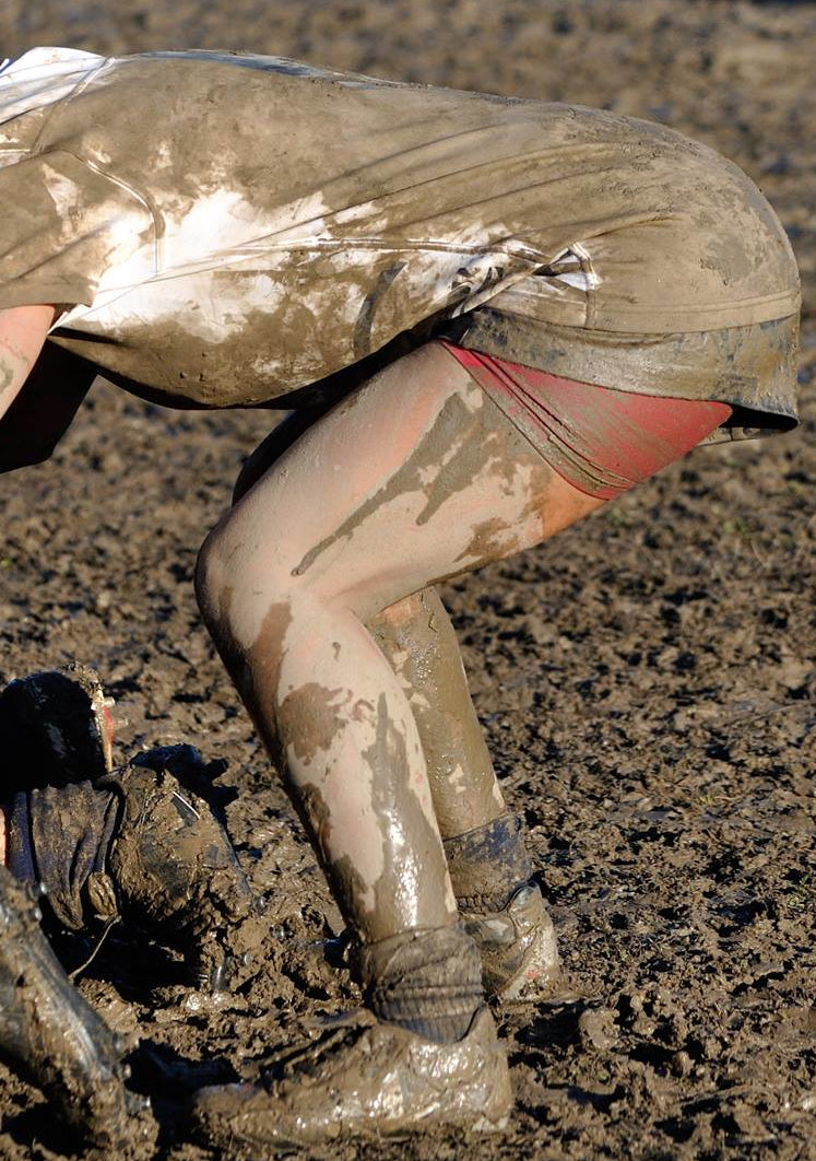 Wet&muddy rugby game
